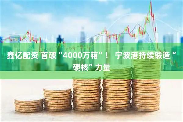 鑫亿配资 首破“4000万箱”！ 宁波港持续锻造“硬核”力量